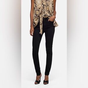 7 For All Mankind Black Skinny Jeans